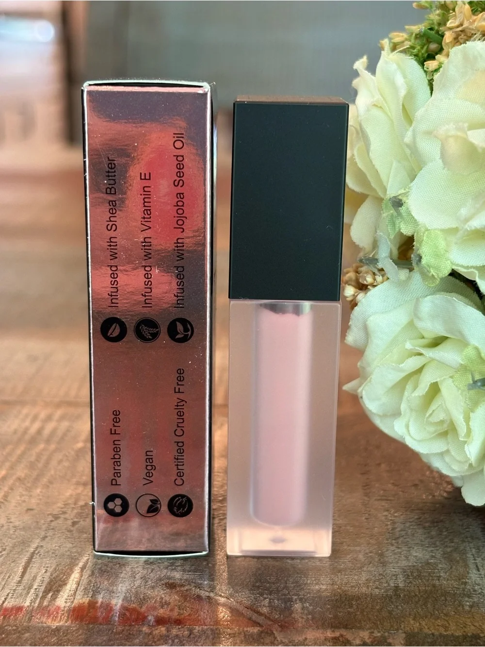 New REALHER Matte LIQUID LIPSTICK in I WILL RISE {Fair Nude}